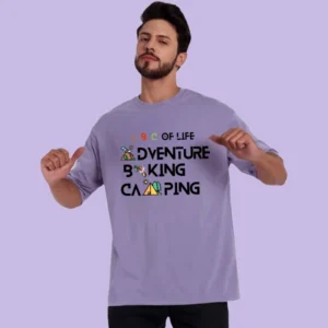 ABC Of Life Oversize Tshirt Front