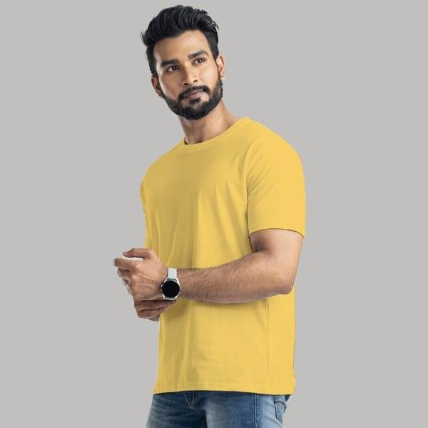 Mustard Yellow Classic T-Shirt - Image 4