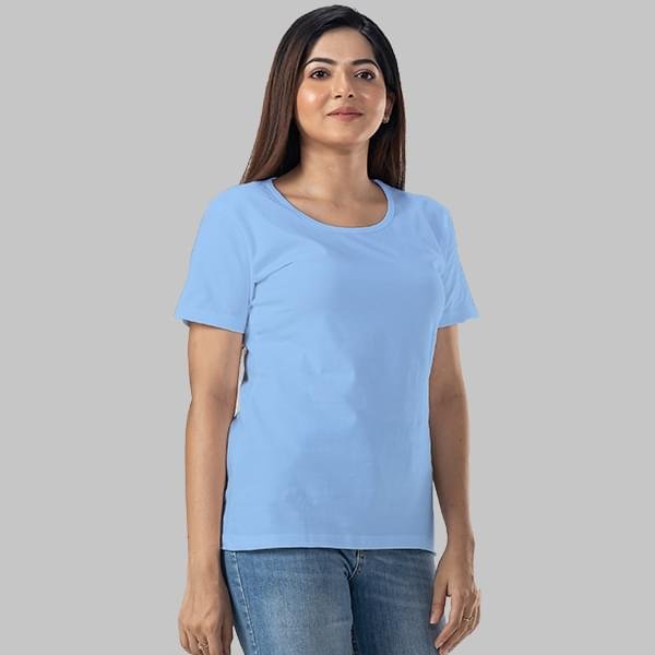 Baby Blue Basic T-Shirt - Image 2