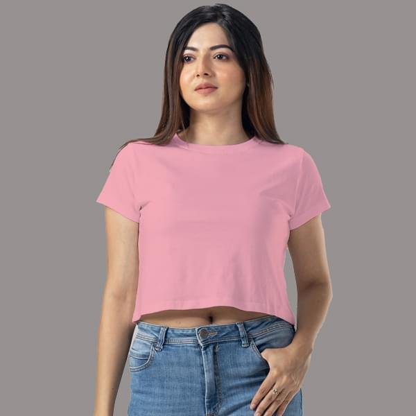 Baby Pink Crop Top
