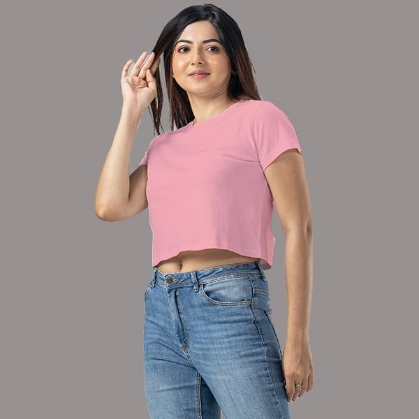 Baby Pink Crop Top - Image 2