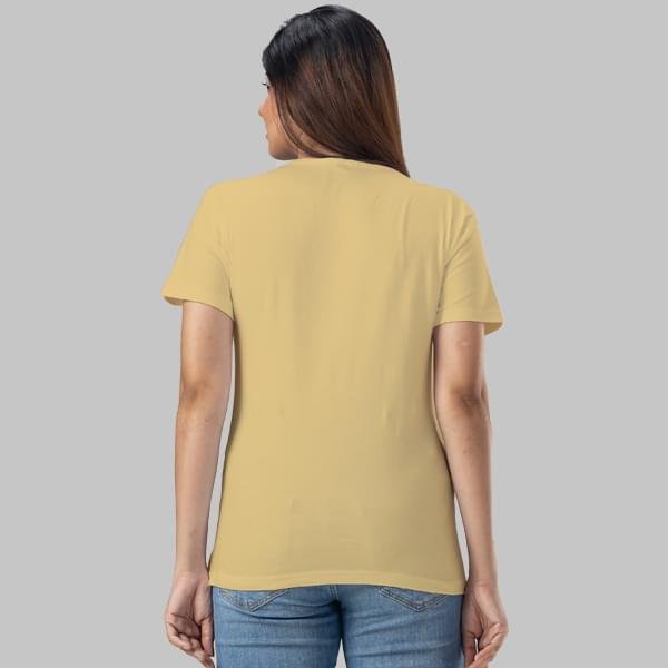 Beige Basic T-Shirt - Image 3