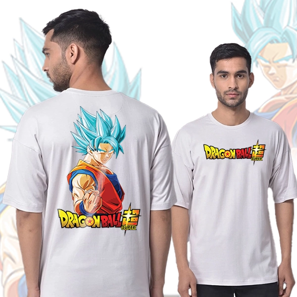 Men's Dragon Ball Super Printed Oversize T-shirt