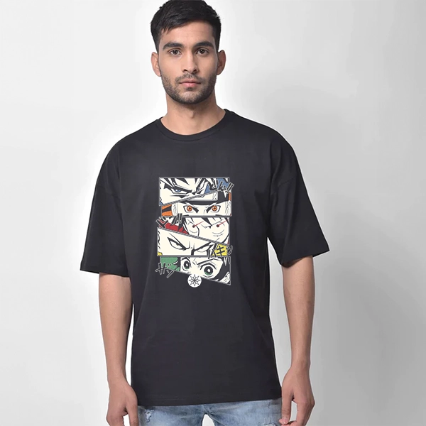 Men's Naruto Printed T-shirt